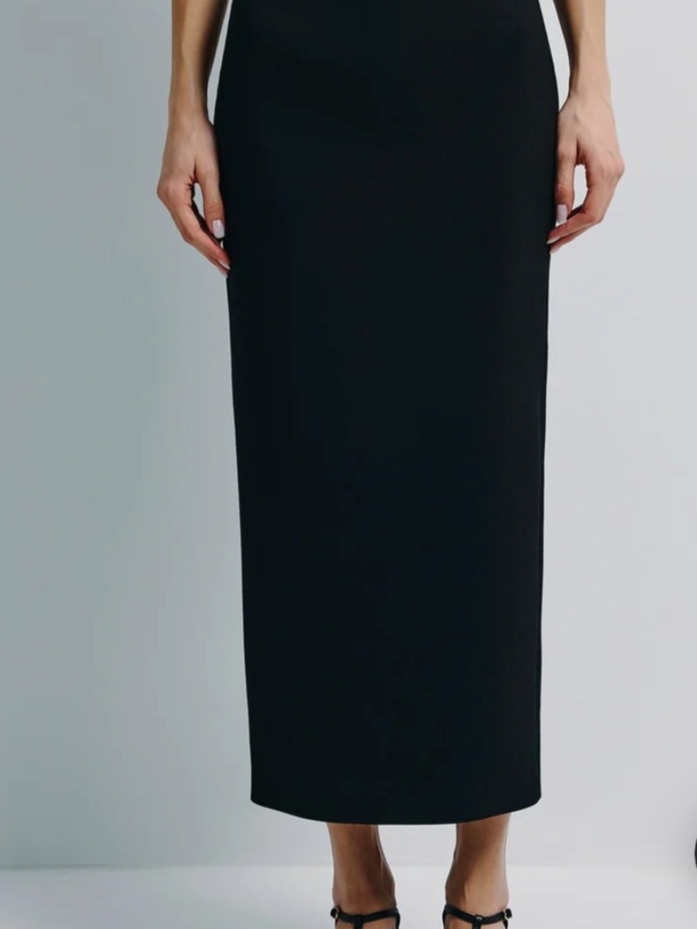 Talbots Polyester Tailored Professional Maxi Skirt